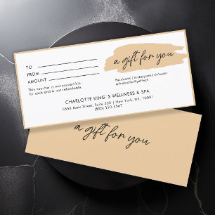 Trendy, modern, handwriting, beige business
