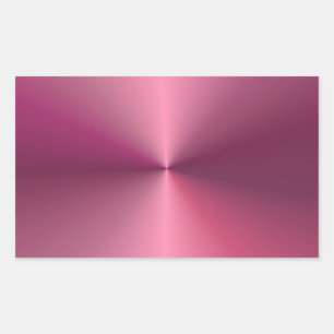 Trendy Modern Metallic Look Blank Elegant Pink Sticker