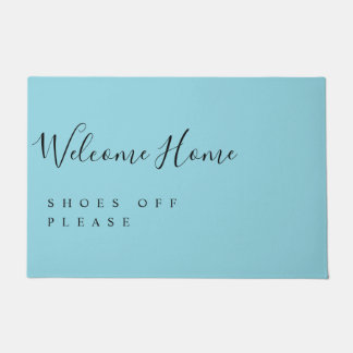 Trendy Modern Minimal Welcome Shoes Off Doormat