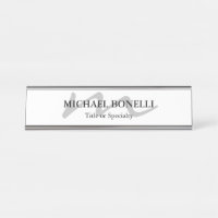 Trendy modern monogram initial professional 