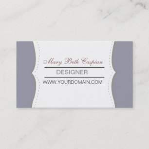 Trendy  Modern Neutral Business Card