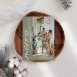 Trendy Modern Photo Christmas Holiday Card<br><div class="desc">Trendy Modern Photo Christmas Holiday Card</div>