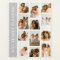 Trendy Modern Photo Grid Custom Yearly Planner