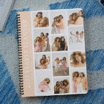 Trendy Modern Photo Grid Custom Yearly Planner<br><div class="desc">Create your own yearly planner using this trendy modern photo grid template. Simply add 12 of your favourite pictures,  change the year and customize the name and motivational quote. All colours and text can be customized to make this yearly planner unique to you.</div>