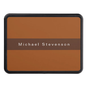 Trendy Modern Professional Brown Trailer Hitch Cover