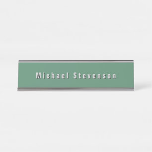 Trendy Modern Professional  Desk Name Plate