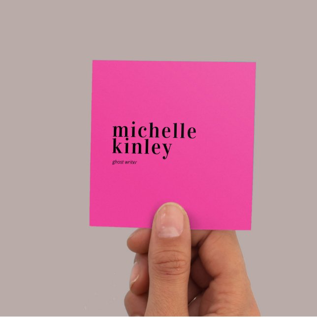 Trendy modern professional elegant networking square business card (Creator Uploaded)