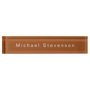 Trendy Modern Professional Nameplate