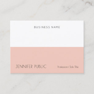 Trendy Modern Professional Simple Elegant Template Business Card