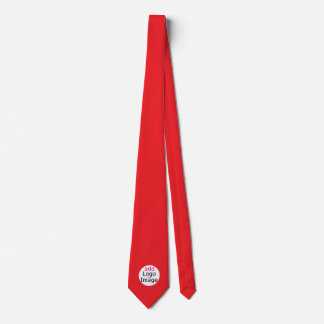 Trendy  Modern Promotional Customizable Vivid Red Tie