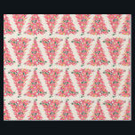 trendy modern retro colour festive christmas tree wrapping paper<br><div class="desc">***this design is part of a christmas holiday collection*** trendy modern bright colour festive christmas tree _______________________ this design template is fully editable and customizable by you the customer - click personalize further button if you with to move, add, delete or make major changes to the design _______________________ *if you...</div>