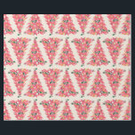 trendy modern retro colour festive christmas tree wrapping paper<br><div class="desc">***this design is part of a christmas holiday collection*** trendy modern bright colour festive christmas tree _______________________ this design template is fully editable and customizable by you the customer - click personalize further button if you with to move, add, delete or make major changes to the design _______________________ *if you...</div>