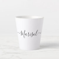 Trendy Modern Script Typography Name