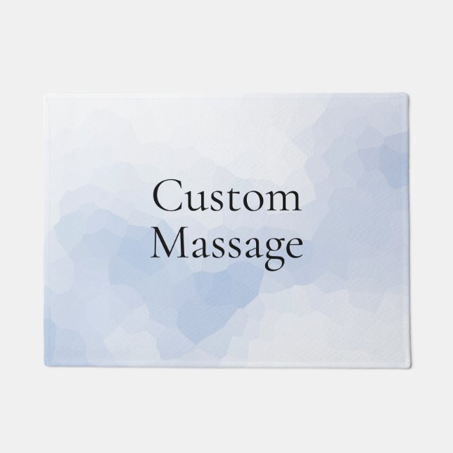 Trendy Modern Simple Custom Massage Doormat (Front)