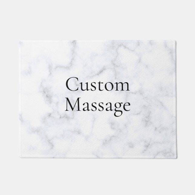 Trendy Modern Simple Custom Massage Doormat (Front)