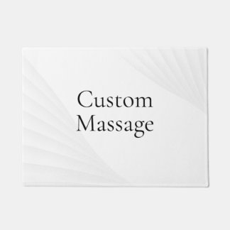 Trendy Modern Simple Custom Massage Doormat
