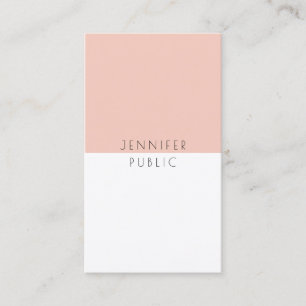 Trendy Modern Simple Elegant Minimalist Template Business Card