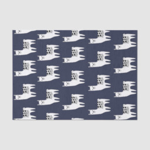 Trendy Modern Sketchy Llamas Tissue Paper