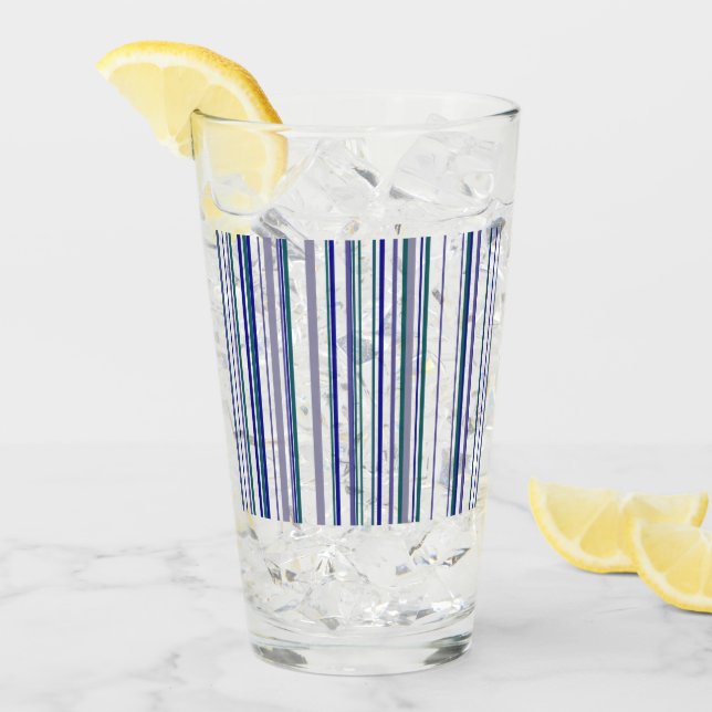 Trendy Modern Stripes Glass (Front Ice)