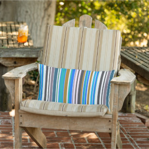 Trendy modern Stripes Lumbar Pillow