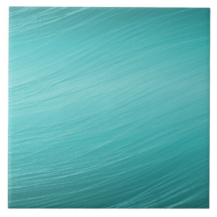 Trendy Modern Teal Aqua Ceramic Tile