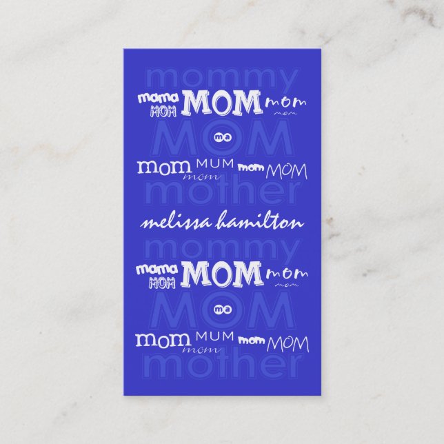 Trendy Mommy Calling Cards (Front)