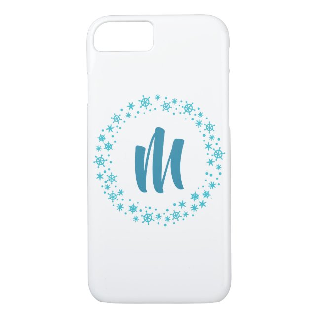 Trendy Monogram iPhone Case (Back)