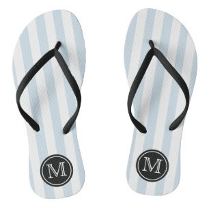 Trendy Monogram Wedding Favour   Any Colour Flip Flops