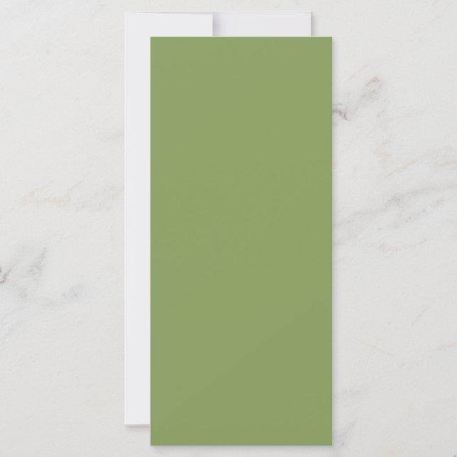 Trendy Moss Green Background Colour Customize this (Front)