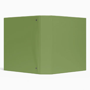 Trendy Moss Green Background Colour Customize this Binder