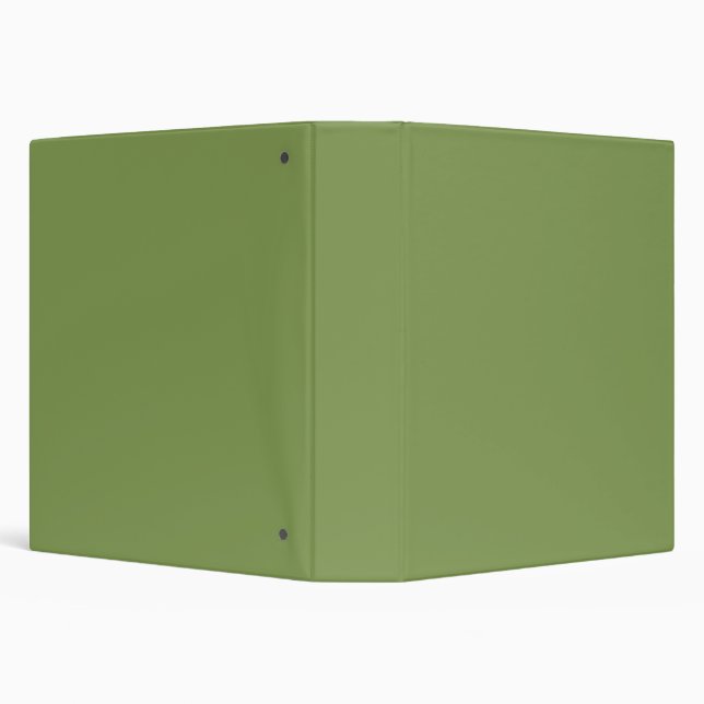 Trendy Moss Green Background Colour Customize this Binder (Background)