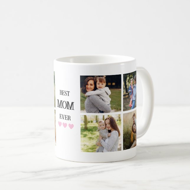 Trendy Mother Best Mom Ever Keepsake Coffee Mug (Front Right)