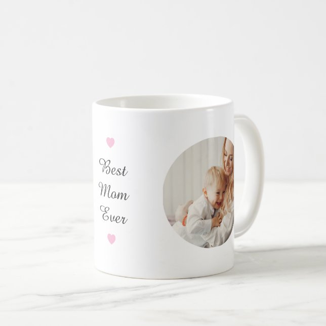 Trendy Mother Best Mom Ever Keepsake Coffee Mug (Front Right)