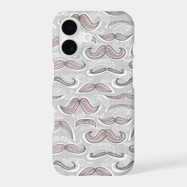 Trendy Moustache Pattern (Back)