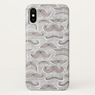 Trendy Moustache Pattern Case-Mate iPhone Case