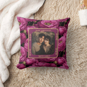 Trendy Mr And Mrs 25Th Anniversary Throw Pillow 
