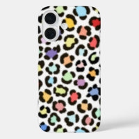 Trendy Multicolored Leopard Fur Effect Pattern