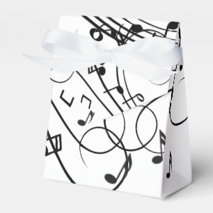 Trendy Music Design Favor Box