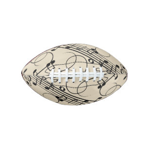 Trendy Music Design Football
