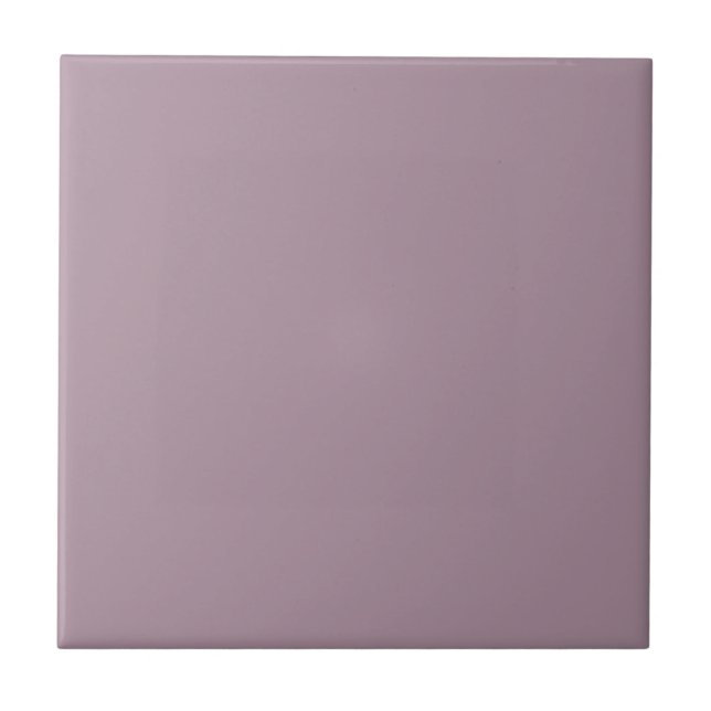 Trendy - Muted Grey Lavender Ceramic Tile (Front)
