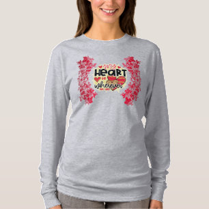 Trendy My Heart Valentines Day Long Sleeve T-Shirt