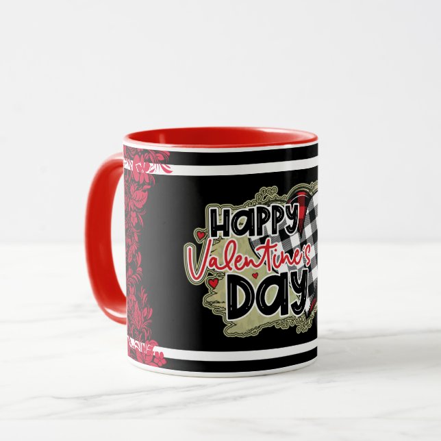 Trendy My Valentines Day Mug (Front Left)