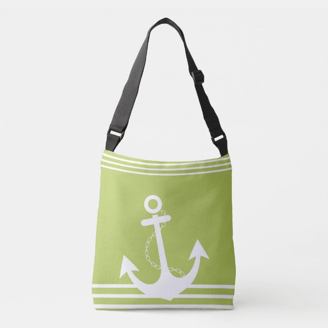 Trendy Nautical Design Crossbody Bag (Front)