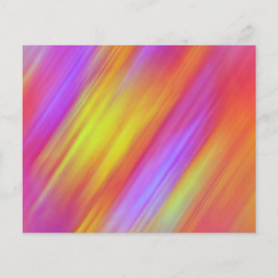 Trendy Neon Bright Red Pink Yellow Abstract