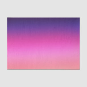Trendy neon pink purple and light orange gradient  tissue paper