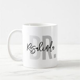 Trendy New Doctor PhD Custom Name Appreciation Gif Coffee Mug