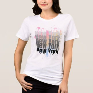 Trendy New York Graphic T-Shirt Tri-Blend Shirt