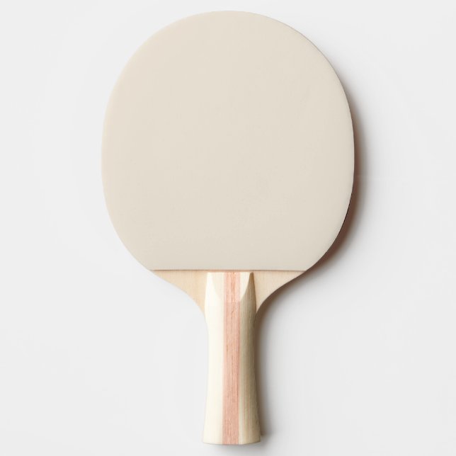 Trendy Oatmeal Beige - Ping Pong Paddle (Front)