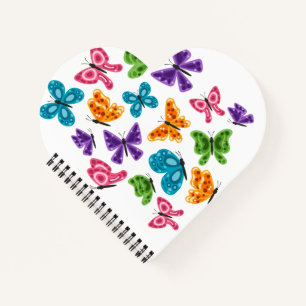 trendy of colourful Butterflies   Notebook