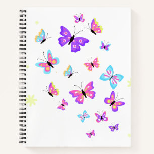 trendy of colourful Butterflies Notebook